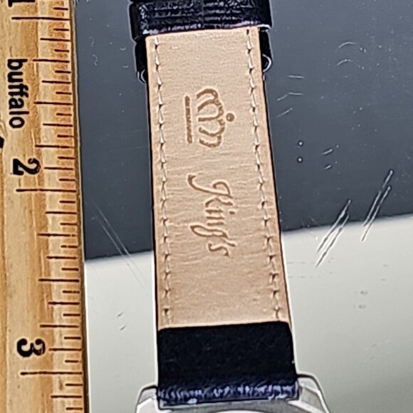 Game Time New York Yankees Agent Series Watch Analog Blue Italian Leather Band - Picture 9 of 12